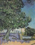 Vincent Van Gogh Chestnut Tree in Blossom (nn04) china oil painting reproduction